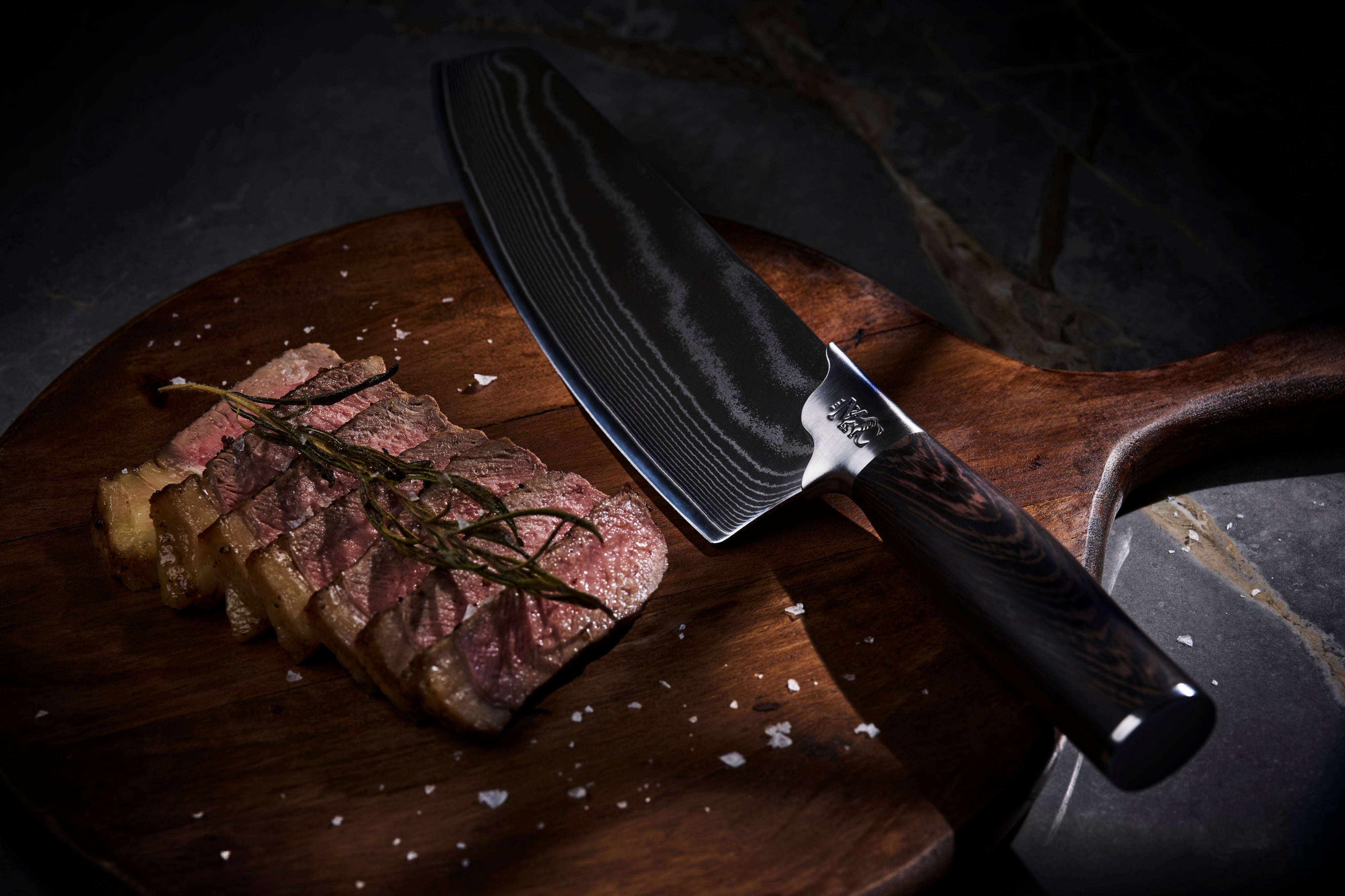 The Chef’s Cut Knife med Kød
