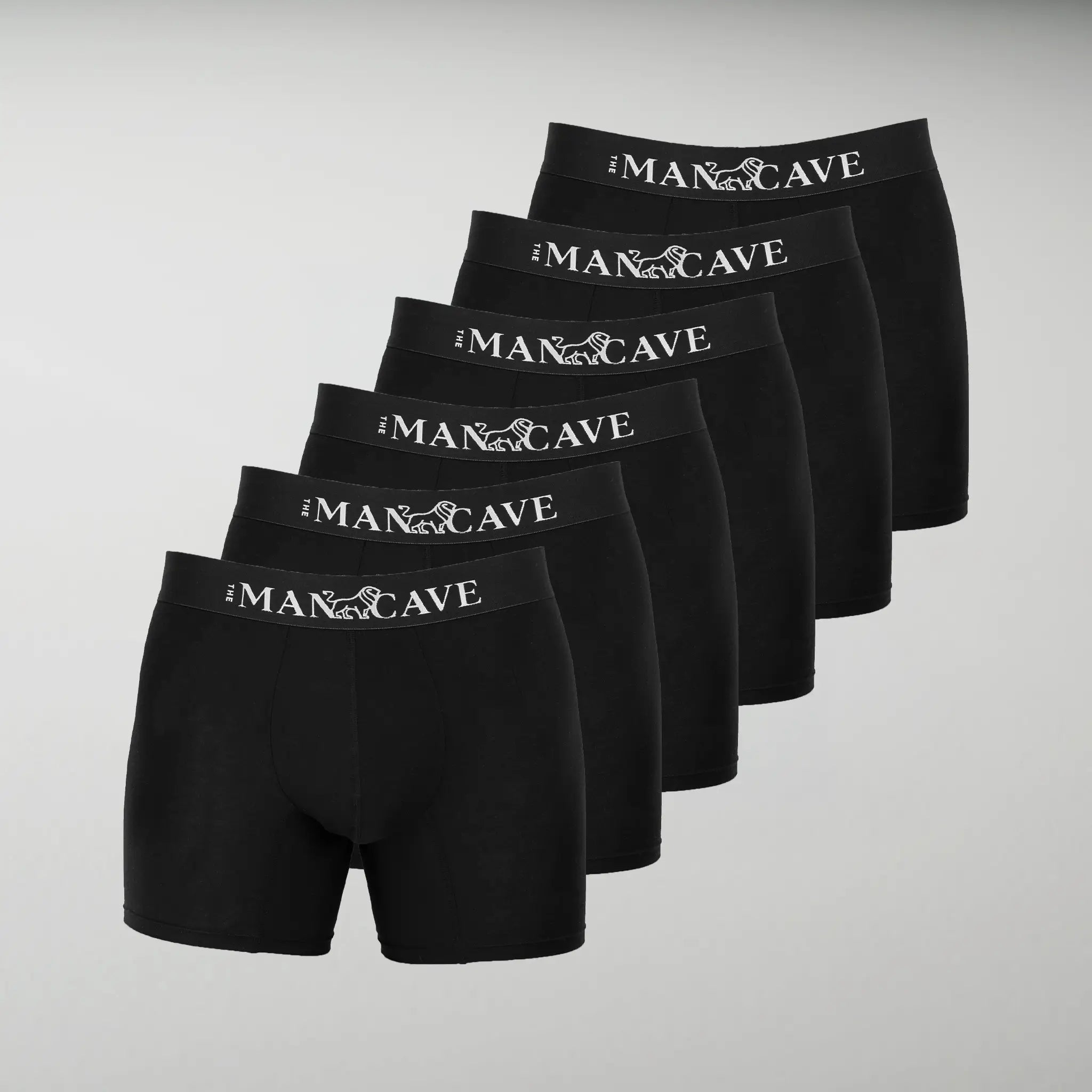 The Mancave Bambus Korte Boxershorts (6-pack)