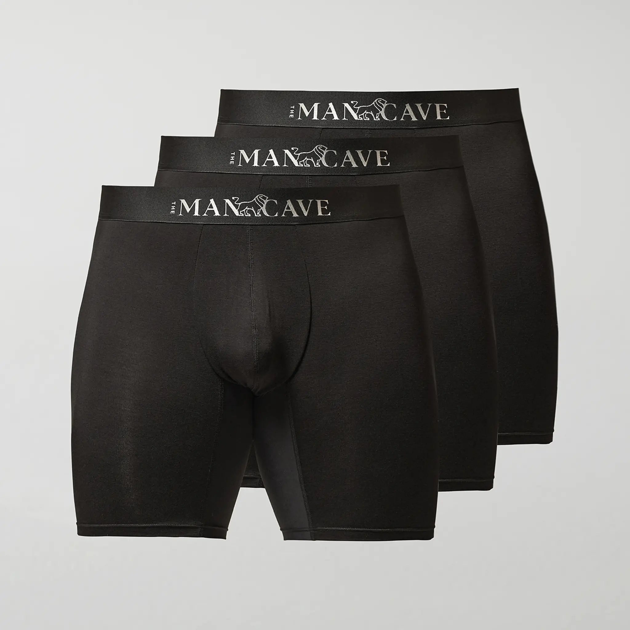 The Mancave Boxershorts Bambus Bamboo Long Lange 3-pack