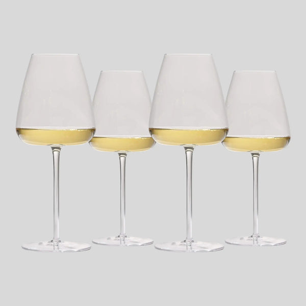4 stk. The Brilliant Blanco Glas