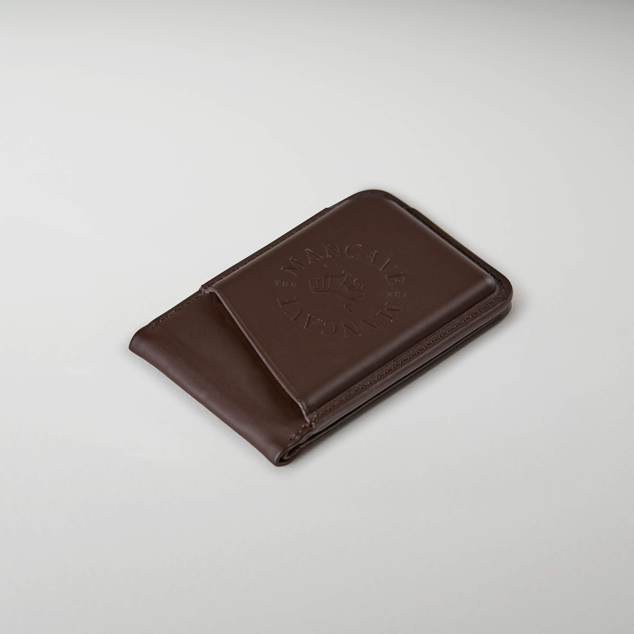 Eksklusiv læderkortholder til iPhone med justerbar stand og RFID-sikring – The Premium Vault Stand