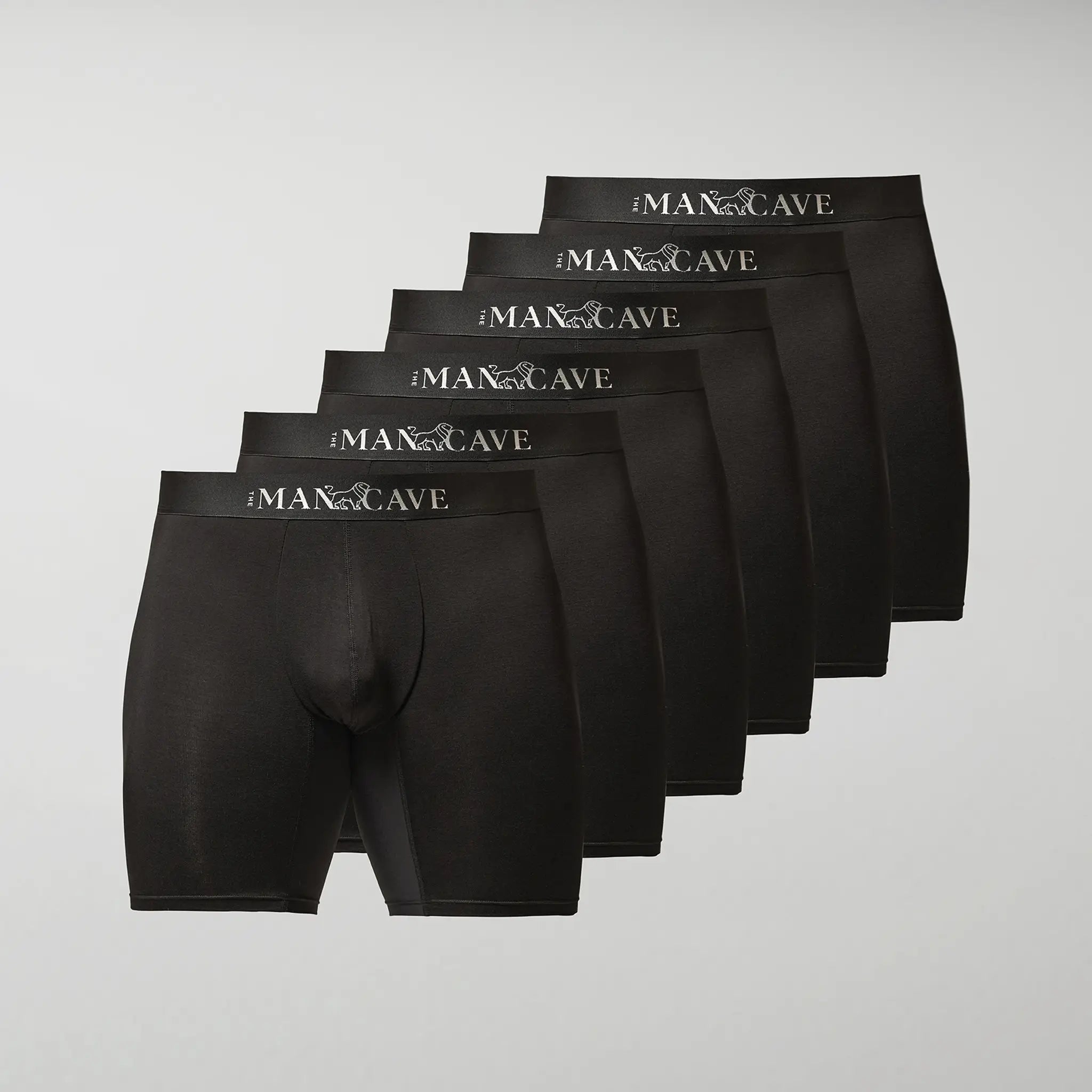 The Mancave Boxershorts Bambus Bamboo Long Lange 6-pack